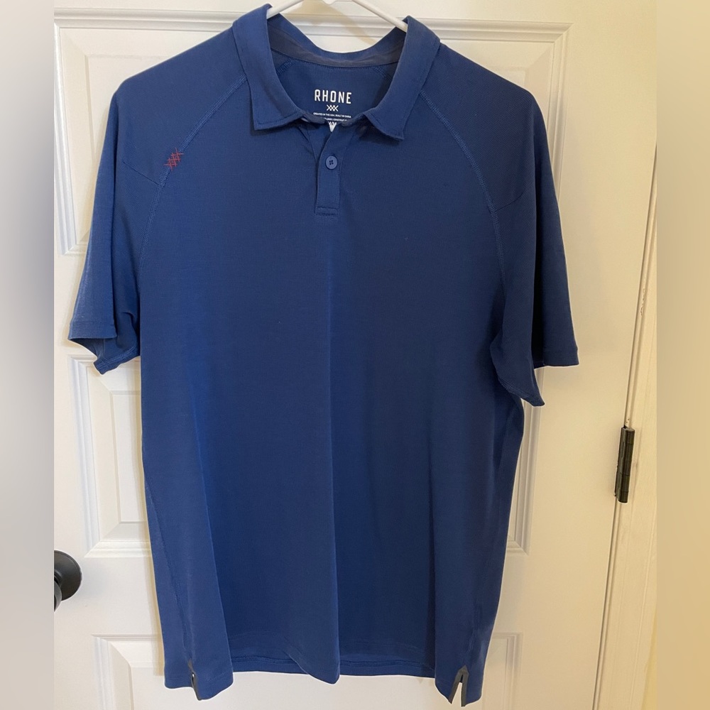 Rhone Men’s Polo Medium M Blue